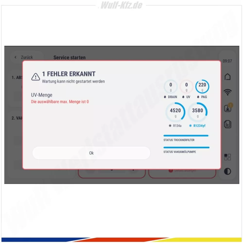 Texa Klimaservicegerät Konfort 780 Touch BI-GAS AKTION